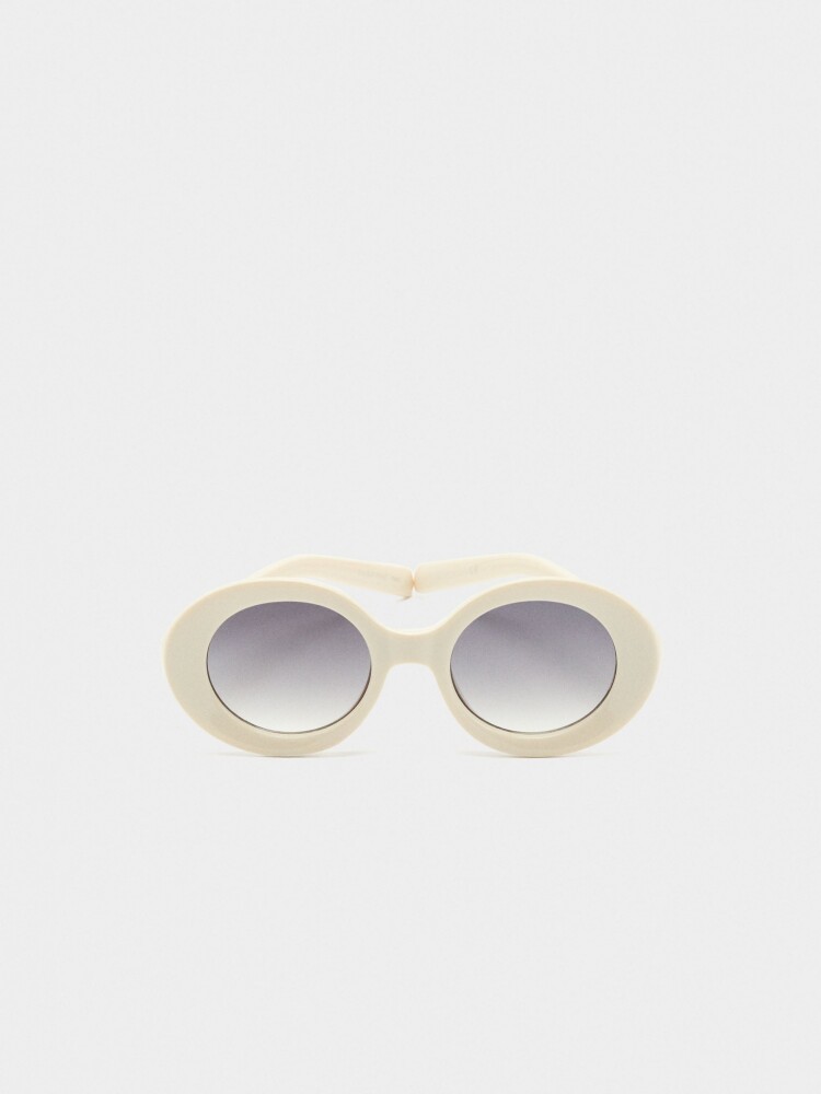 Gafas De Sol Redondas crudo
