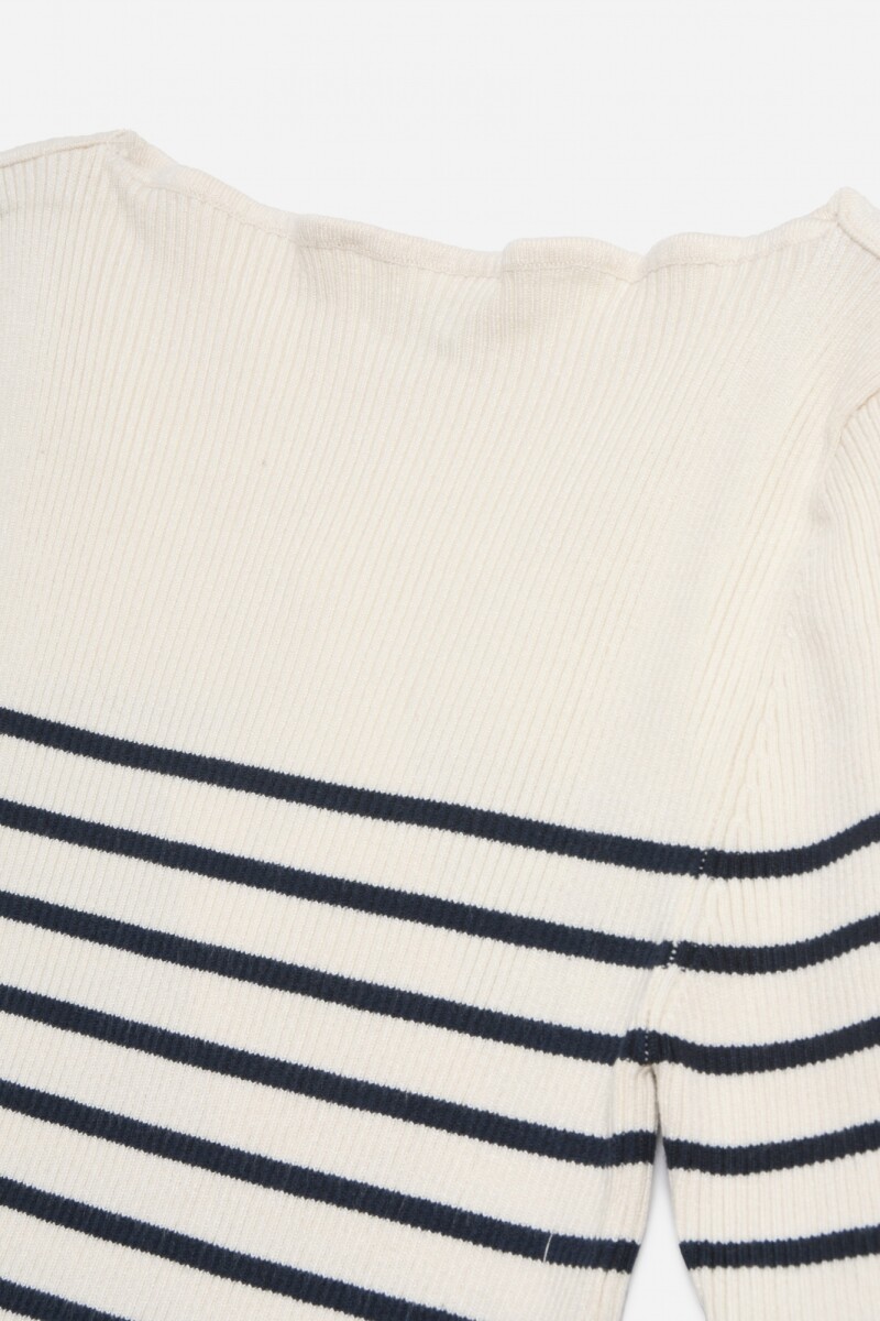 Sweater cuello bote CRUDO