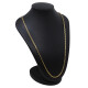 Cadena en oro 18k forcet largo 60cm Cadena en oro 18k forcet largo 60cm