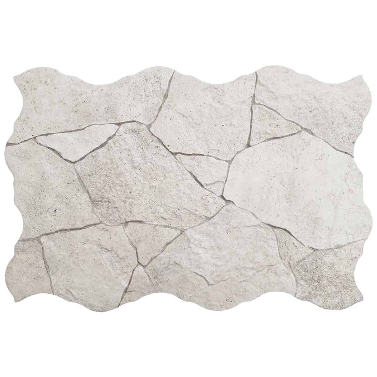 Porcelanato Borgogna White Flagstone "a" 44.2x66.4 Cm 