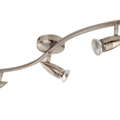 Barra De Techo Ondulada 3 Luces Incluye Lámparas Barra De Techo Ondulada 3 Luces Incluye Lámparas