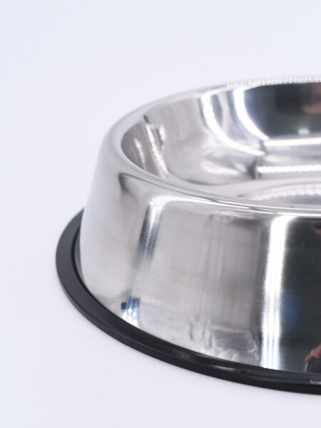 PLATO MEDIANO DE ALUMINIO PLATEADO (V)
