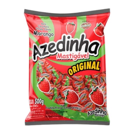 Caramelo masticable de Frutilla 500g/97u Caramelo masticable de Frutilla 500g/97u