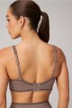 Bra Pureluxe Longline Low Impact Bra Mujer Desert Shadows/Dark Sienna