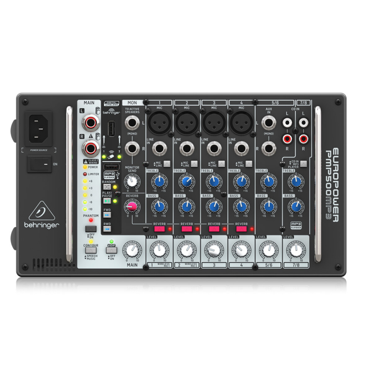 MIXER POTENCIA BEHRINGER PMP500MP3 