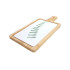 Tabla para picadas de bamboo con plato de cerámica extraíble Tabla Para Picadas De Bamboo Con Plato De Cerámica Extraíble
