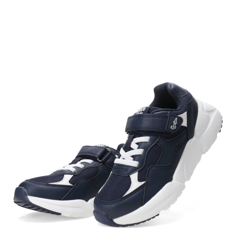 Championes de Niño Croco Kids RUMBIA con velcro Azul Marino