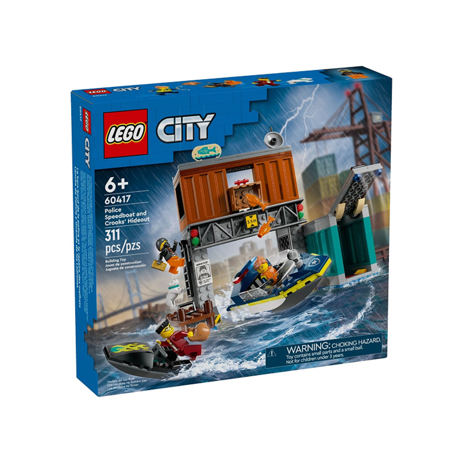 Lancha lego city best sale