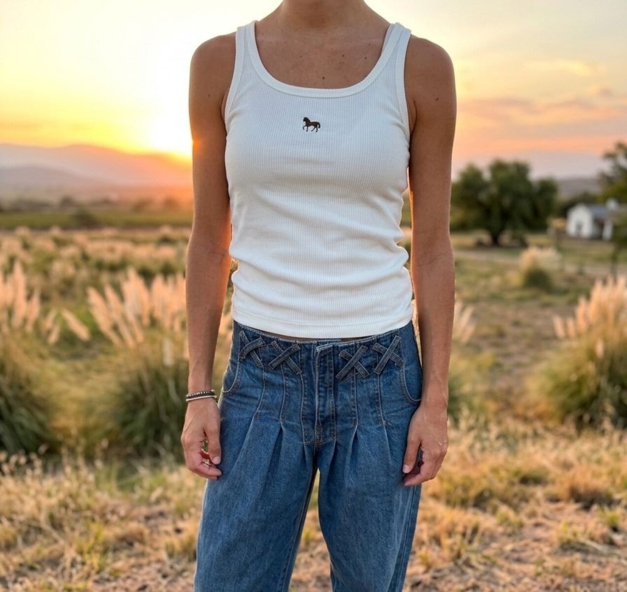 Horsy T Shirt - Blanco 