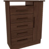 COMODA INEY Galicia -1530 5 Caj. 1 Pta Demolicion/Blanco Sin color