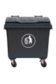 Contenedor De Residuos Gris - 1100 Litros Contenedor De Residuos Gris - 1100 Litros