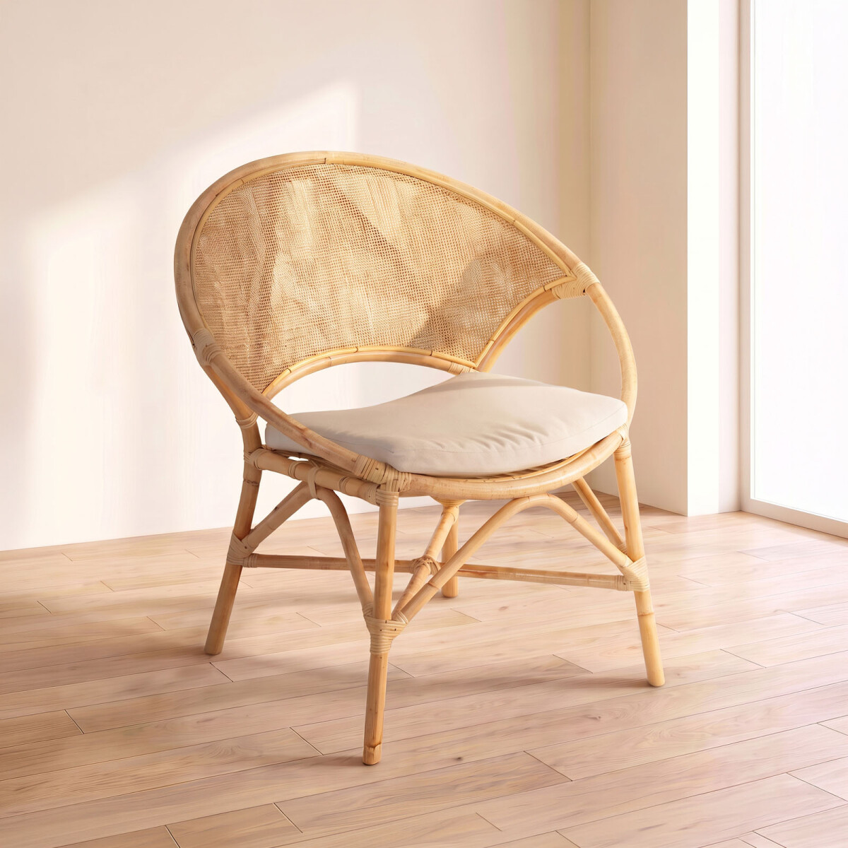 BUTACA - RATTAN NATURAL-BEIGE NALA NATURAL 