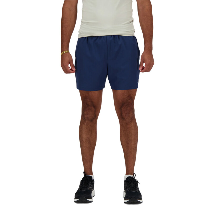 Short de Hombre New Balance Tecnico Azul Marino