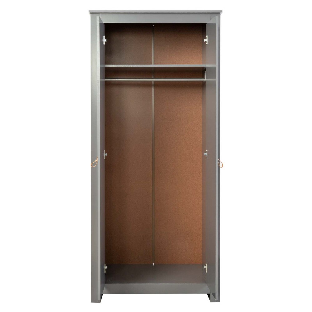 PLACARD 2 PUERTAS MDF-Y-MDP GRIS KIDS MORTON