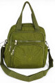 Bolso mochila y morral verde