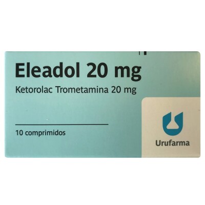 Eleadol 20 Mg. 10 Tabletas Eleadol 20 Mg. 10 Tabletas