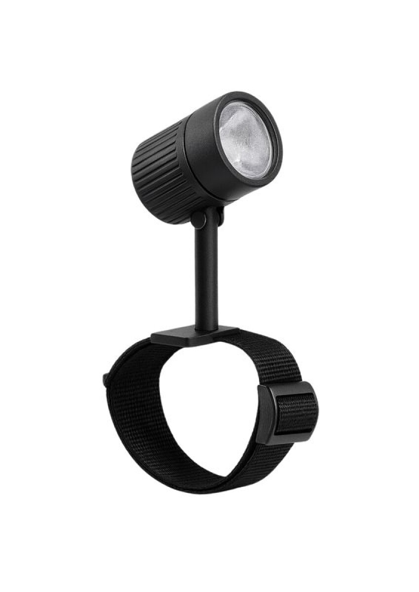 SPOT DE EXTERIOR CON CINTO 5W NEGRO 3000K IP65 