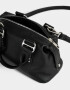 Bowling Noche Cartera Bowling Con Tachas - Negro