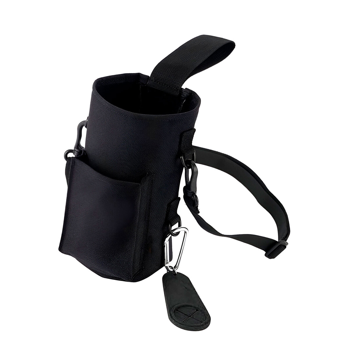 Bolso De Gimnasio Soporte Magnético P/ Botella Morral Correa - Color Negro 