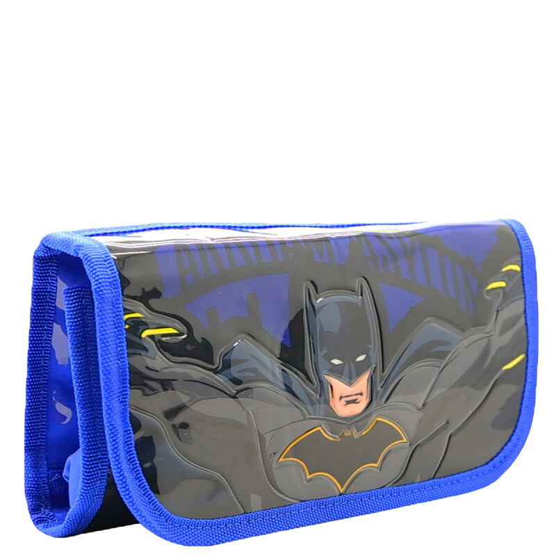 Cartuchera Batman Cartuchera Batman Azul - Gris - Amarillo