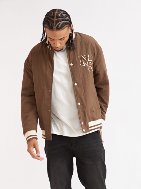 CAMPERA COLLAGE MARRON