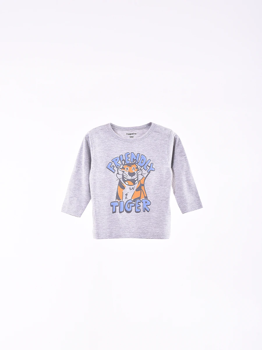REMERA GALO - GRIS MELANGE C 