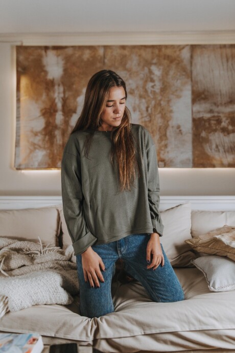 Comfortable T-shirt Verde