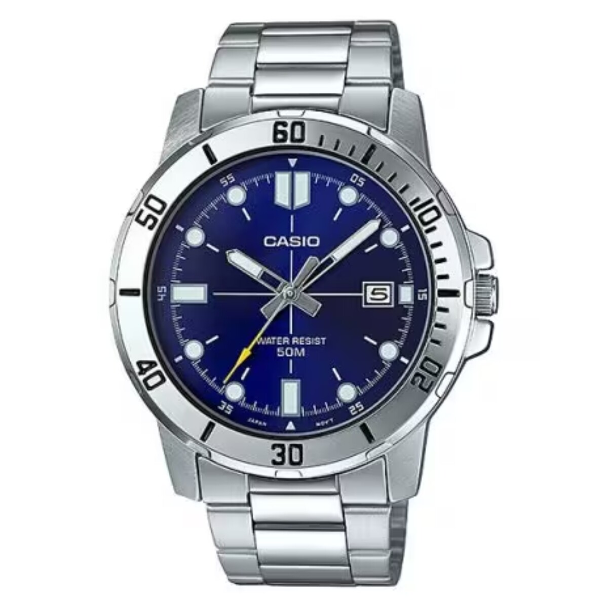 Reloj CASIO MTPVD01D-2EVUDF Acero Plateado Esfera 44mm 