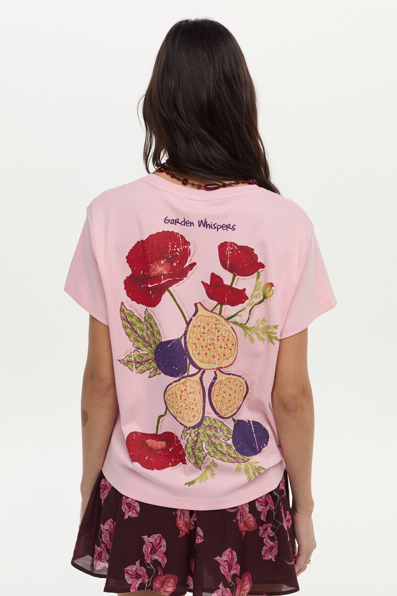 Remera Garden Rosa