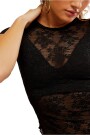 REMERA LACE READY Negro
