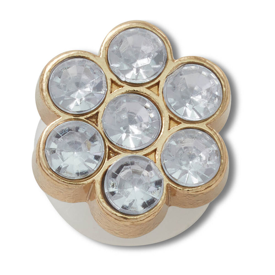 Tiny Silver Gem Flower Multicolor