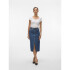 VMVERI HR CALF DENIM SKIRT GA MIX NOOS Medium Blue Denim