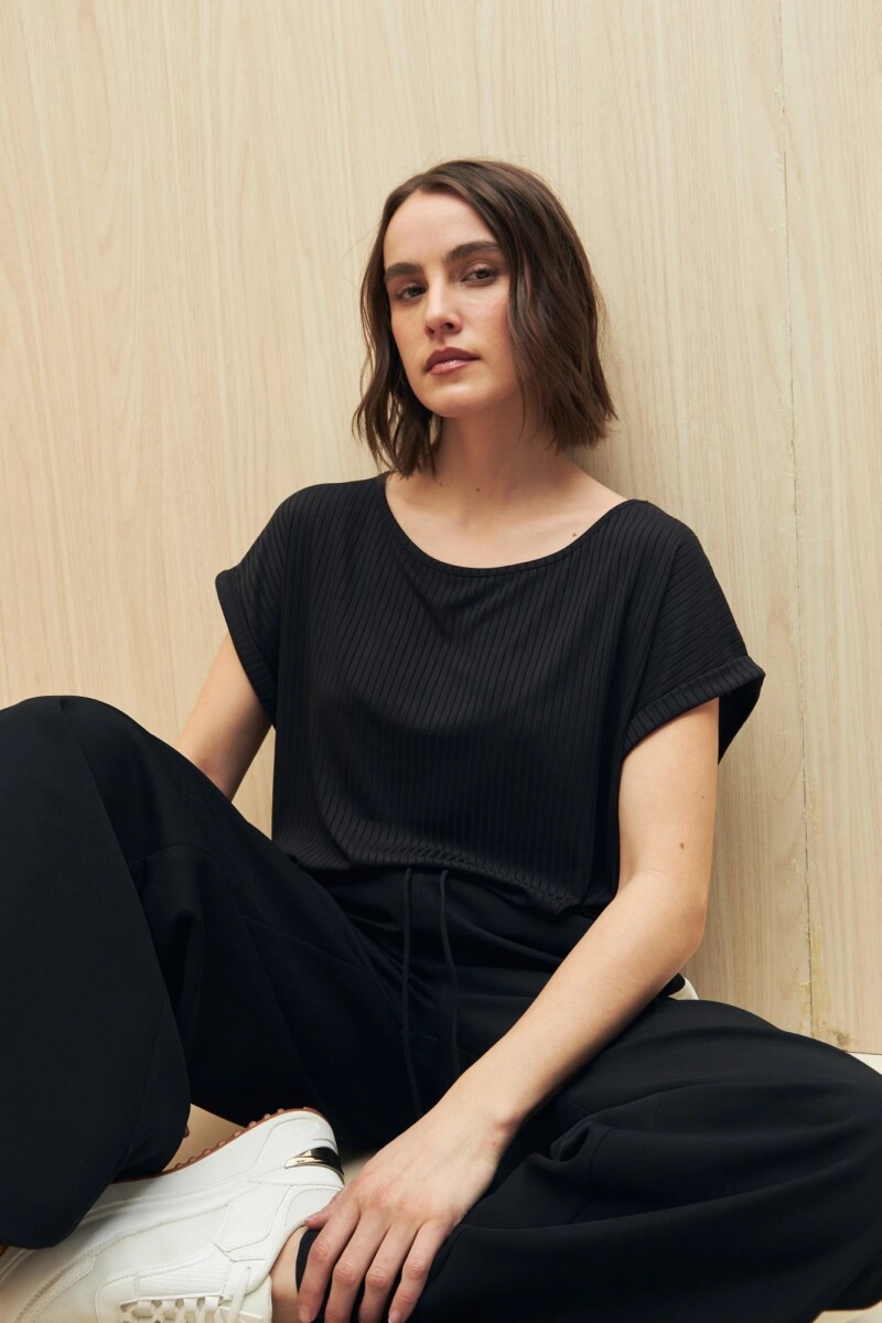 BLUZA ALLIE MANUEL - NEGRO 