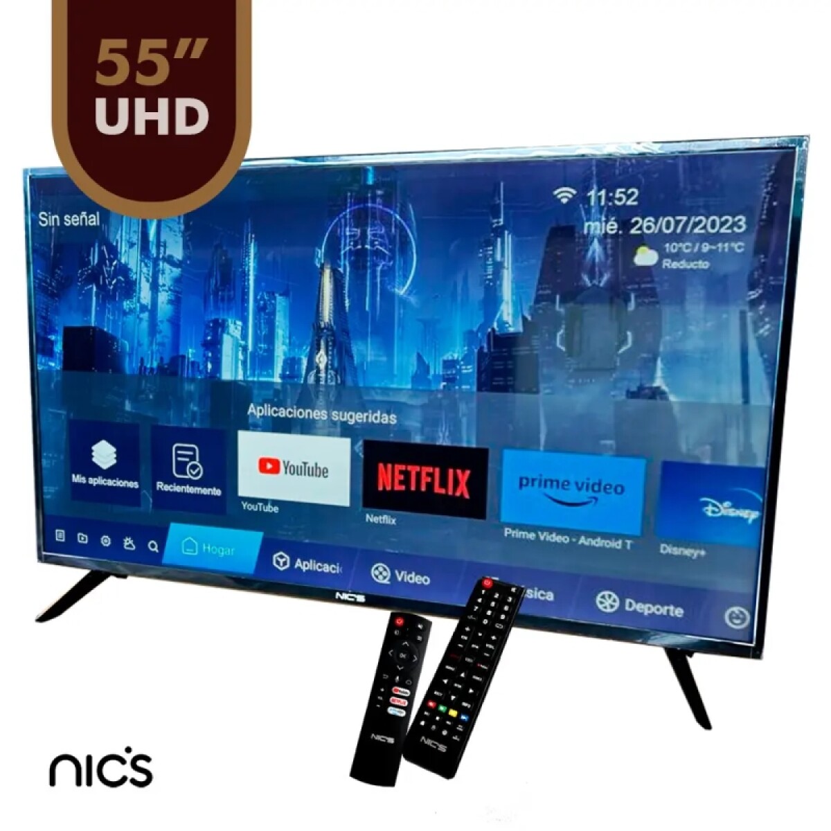Tv Smart Nic's 55" 4k Uhd 
