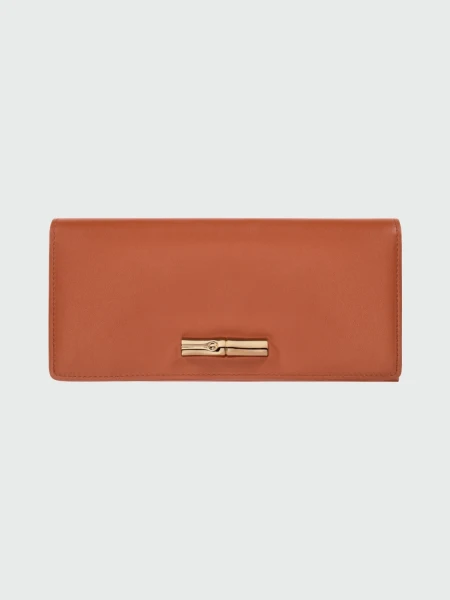 Billetera Larga Continental Le Roseau Sleek Terracota