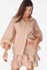 Camisa New Tero  Beige