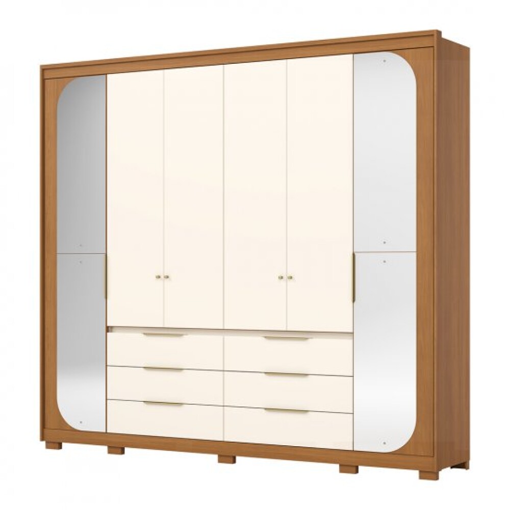 ROPERO 6 PUERTAS 6 CAJONES GUARDARROPA ARMARIO CLOSET PLACARD + LED Y ESPEJOS ROPERO 6 PUERTAS 6 CAJONES GUARDARROPA ARMARIO CLOSET PLACARD + LED Y ESPEJOS