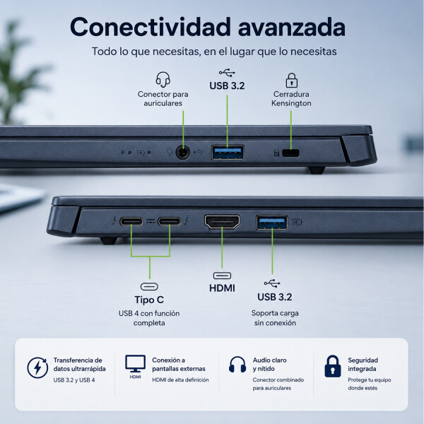 Notebook Acer Aspire 1"4 Ai Ultra 5 16gb Ram 512gb Ssd NOTEBOOK ACER ASPIRE 14AI ULTRA 5/16/512