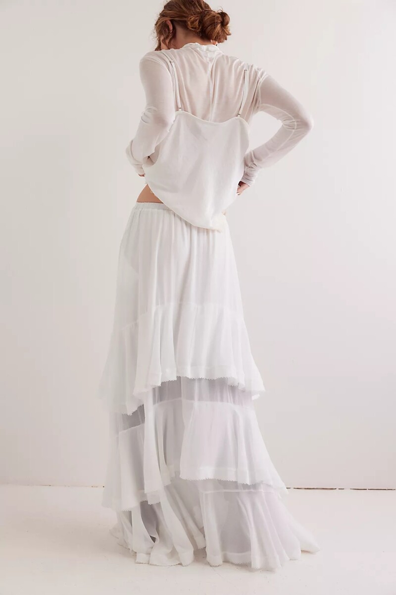 FALDA MAXI CLEMENTINE Marfil