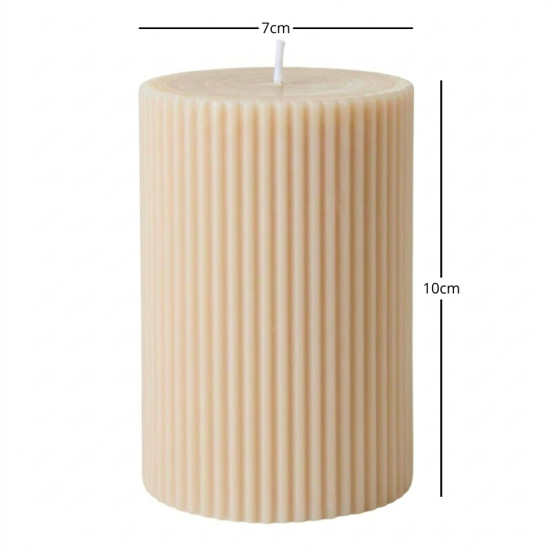 Vela aromática decorativa purity lab 10cm BLANCO COSY