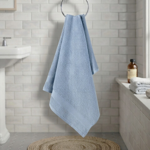 Toalla Mano Dohler Elis 50 x 70 cm 100% Algodón CELESTE