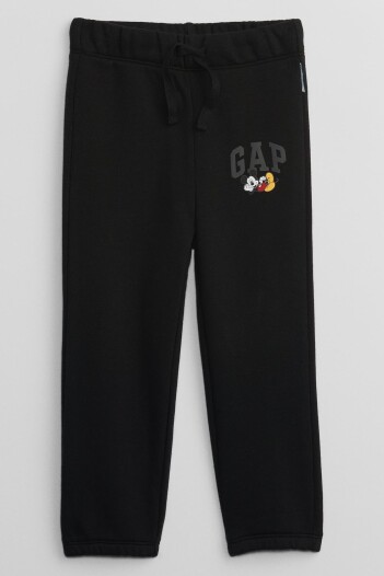 Pantalón Deportivo Logo Gap Dinsey Toddler Niño Black 4
