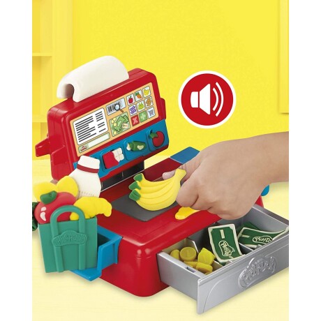Juego de masa para moldear Play Doh Caja Registradora con sonidos y accesorios Juego de masa para moldear Play Doh Caja Registradora con sonidos y accesorios