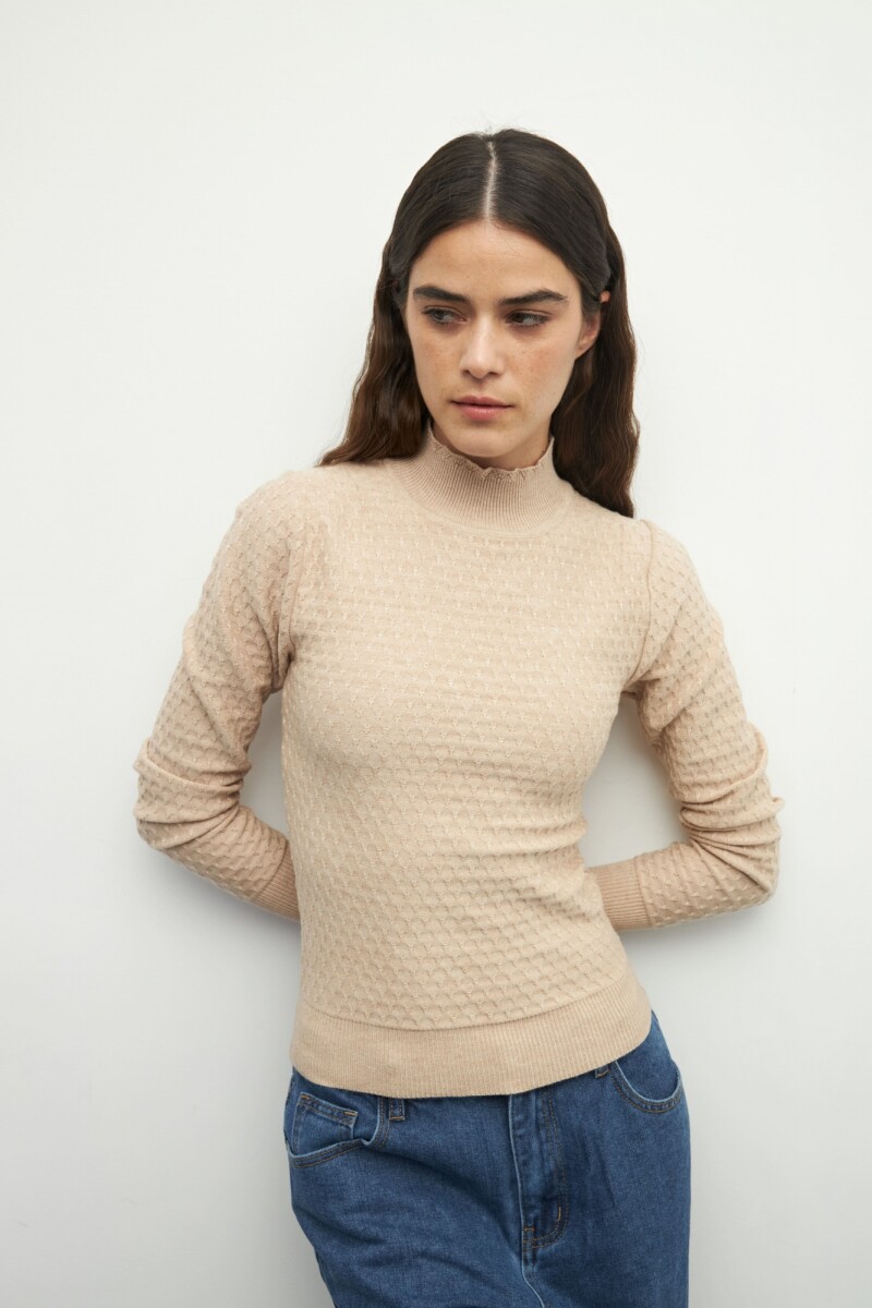 POLERA HAVANNA Beige Melange