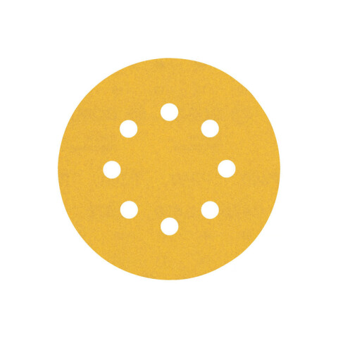 Lija con velcro 125mm grano 240 madera/metal BS4428