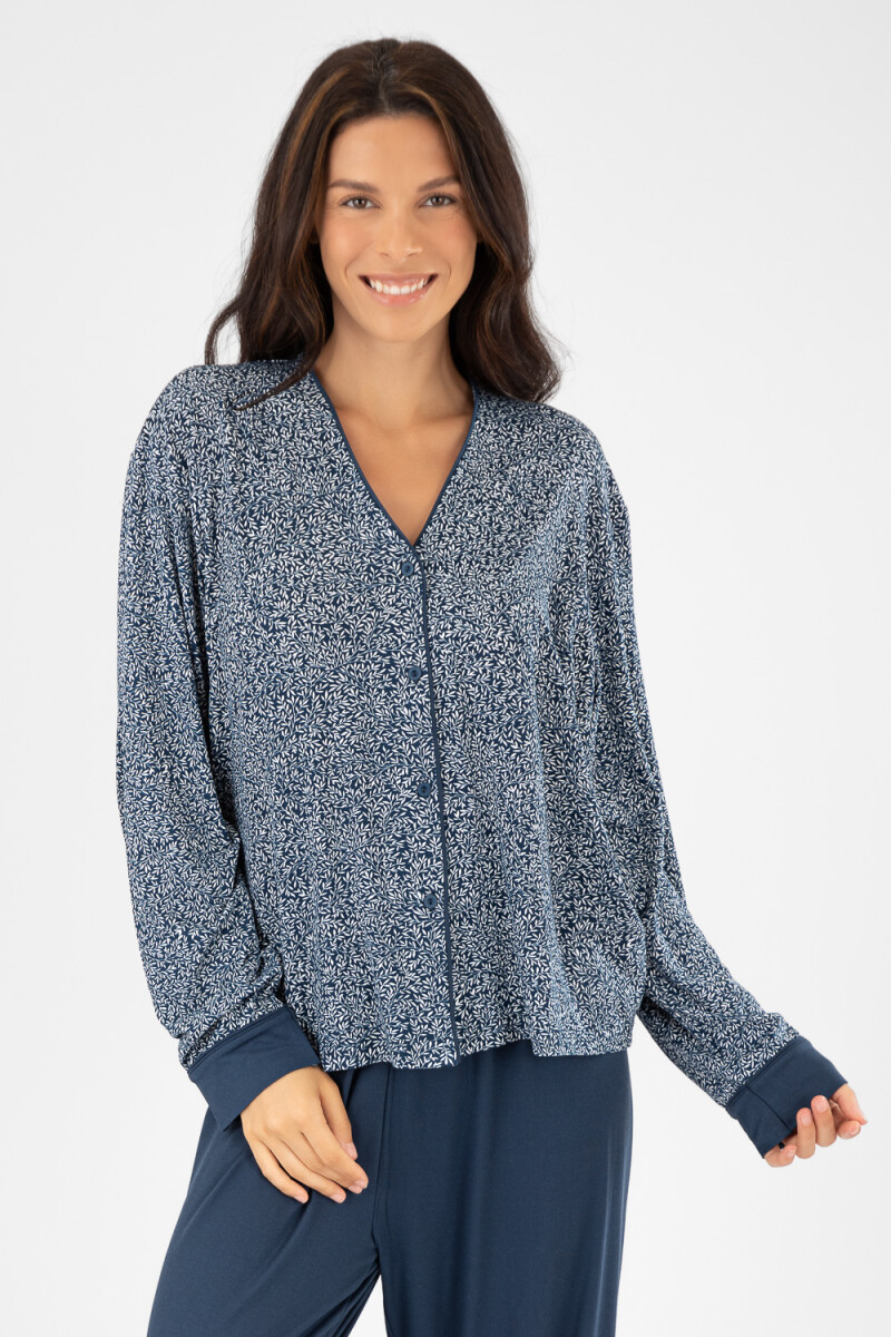 Pijama muro Azul