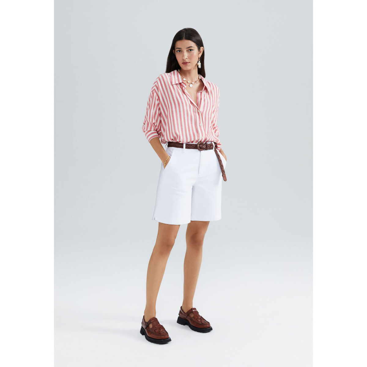 BERMUDA FEM - BRANCO 