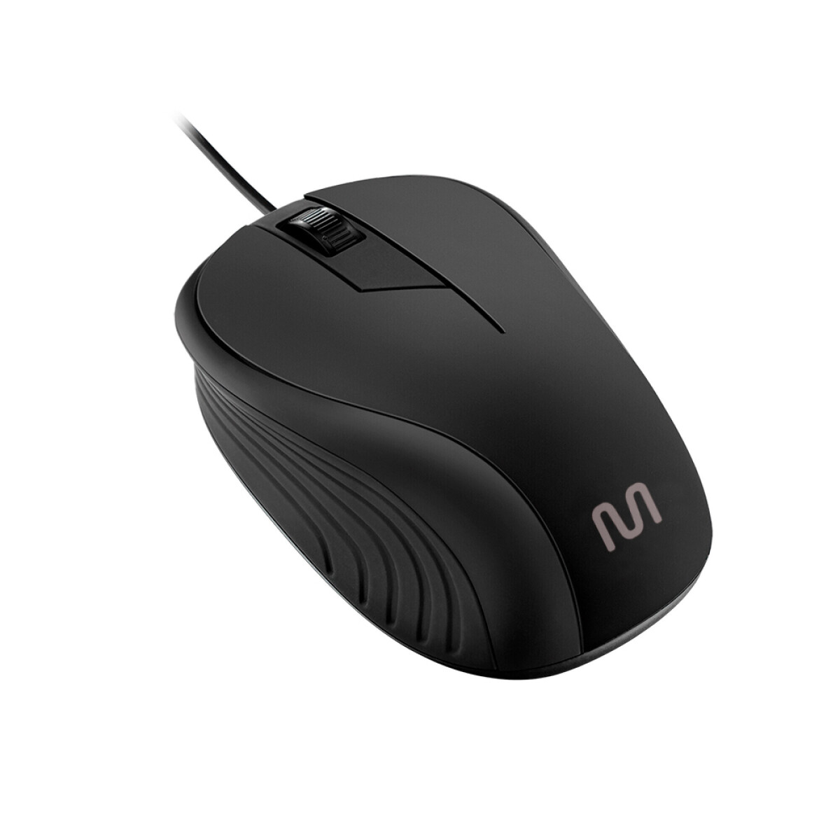 Mouse Optico USB Multilaser Engomado MO222 Negro - Unica 