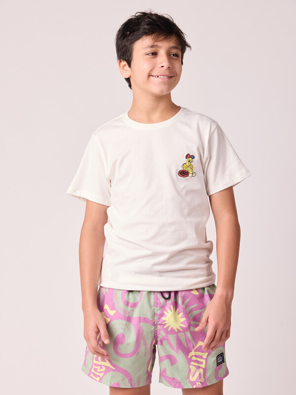 T-SHIRT JAEN TEEN RUSTY Blanco