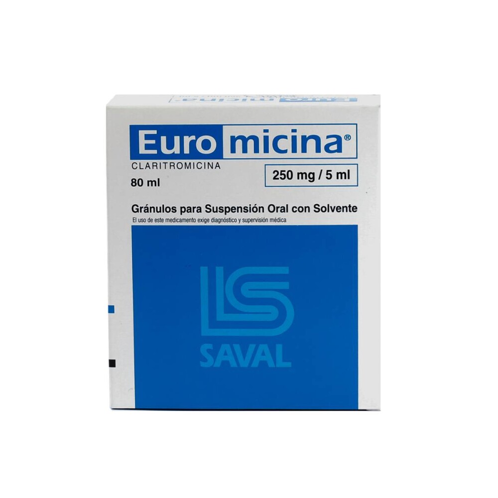 EUROMICINA 250 SUSP. FRASCO X 80 ML. única